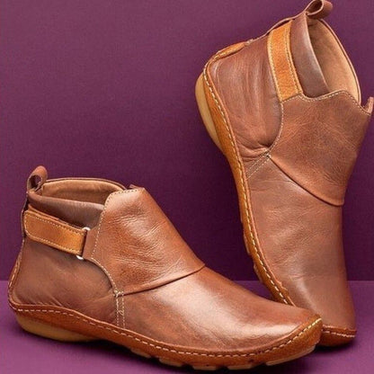 Mirayae - Supportive Ankle Boots - Carmin Red