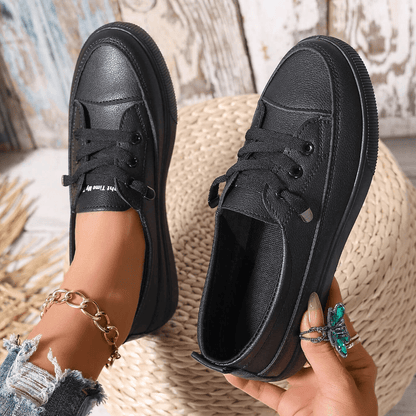 Jessamy - Comfort Lace-Up Shoes - White