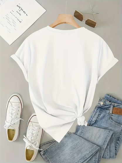 Sarai - Coffee Heart Graphic T-Shirt - White