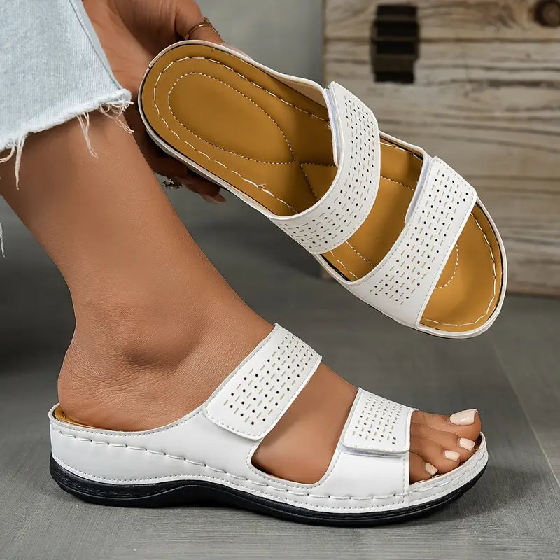 Yelena - Supportive Comfort Sandals - Beige