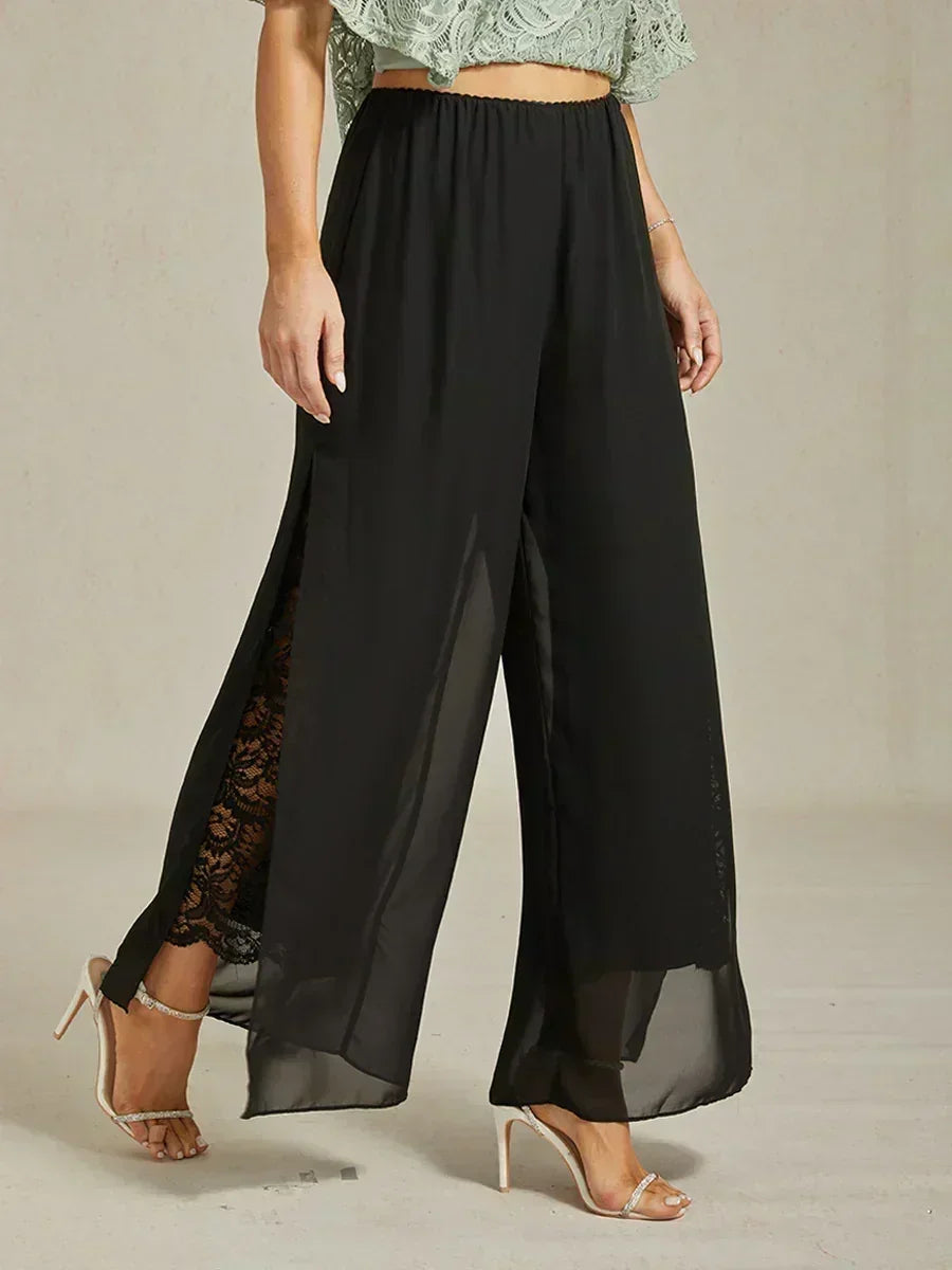 Tairess - Wide Leg Trouser - Navy