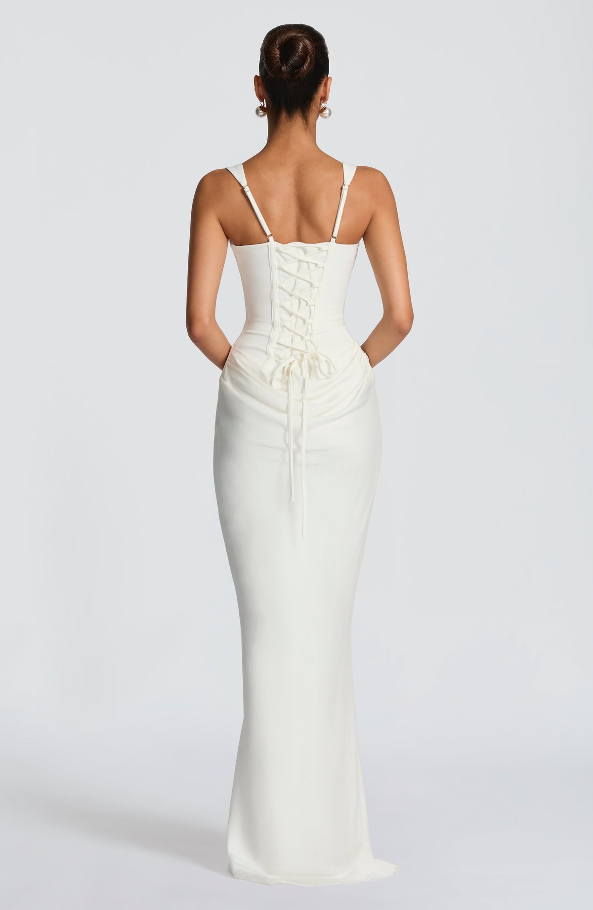 Naomi - Silky Maxi Dress - Coffee