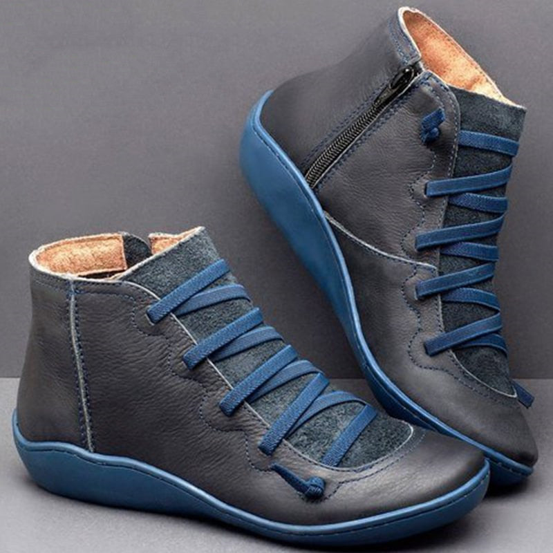 Wenora - Zip Lace High-Top Sneakers - Brown