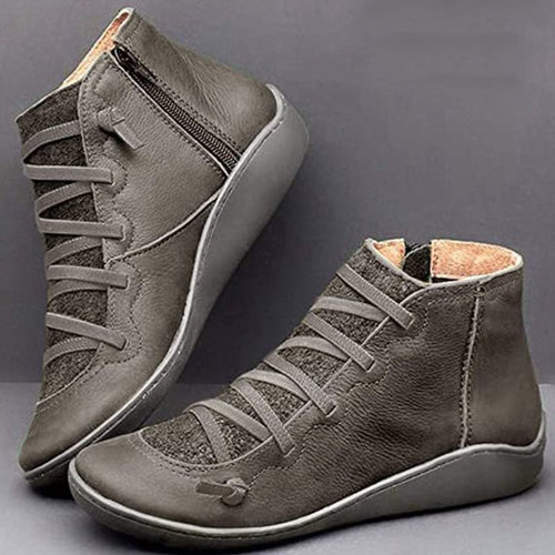 Wenora - Zip Lace High-Top Sneakers - Brown