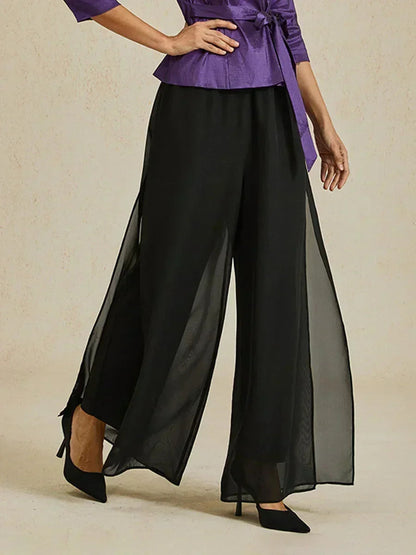 Tairess - Wide Leg Trouser - Black