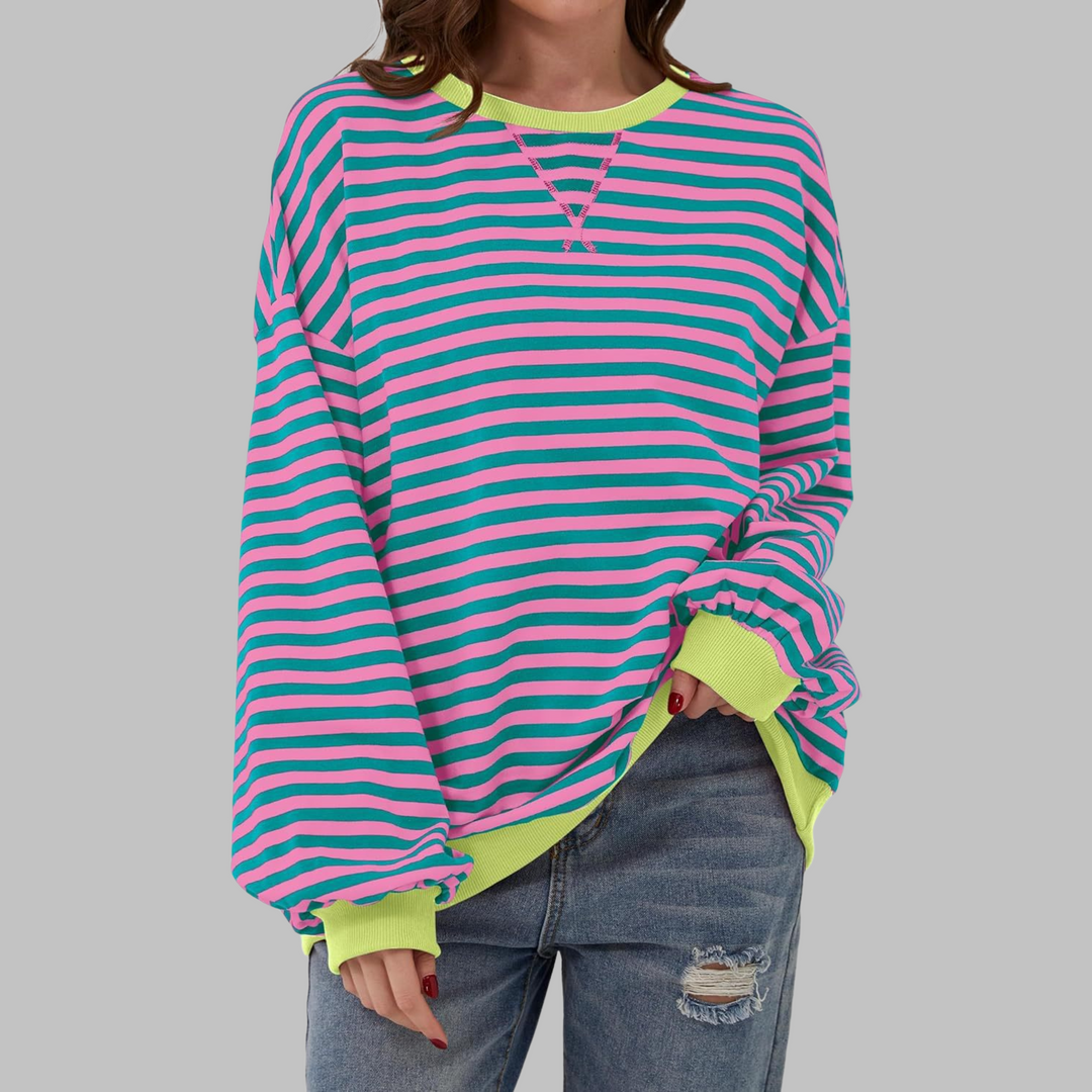 Revia - Stylish Casual Sweatshirt - Green