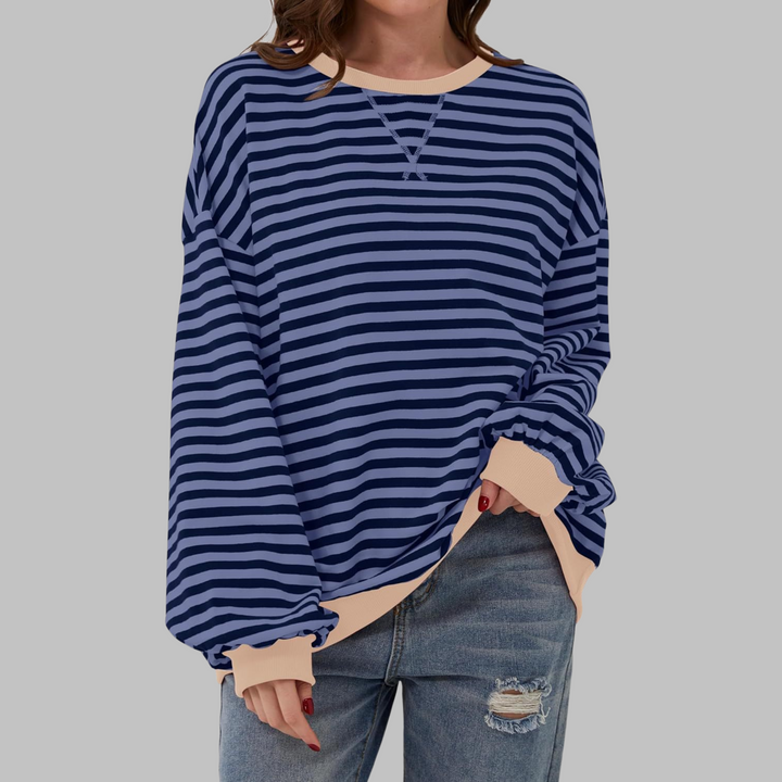 Revia - Stylish Casual Sweatshirt - Black
