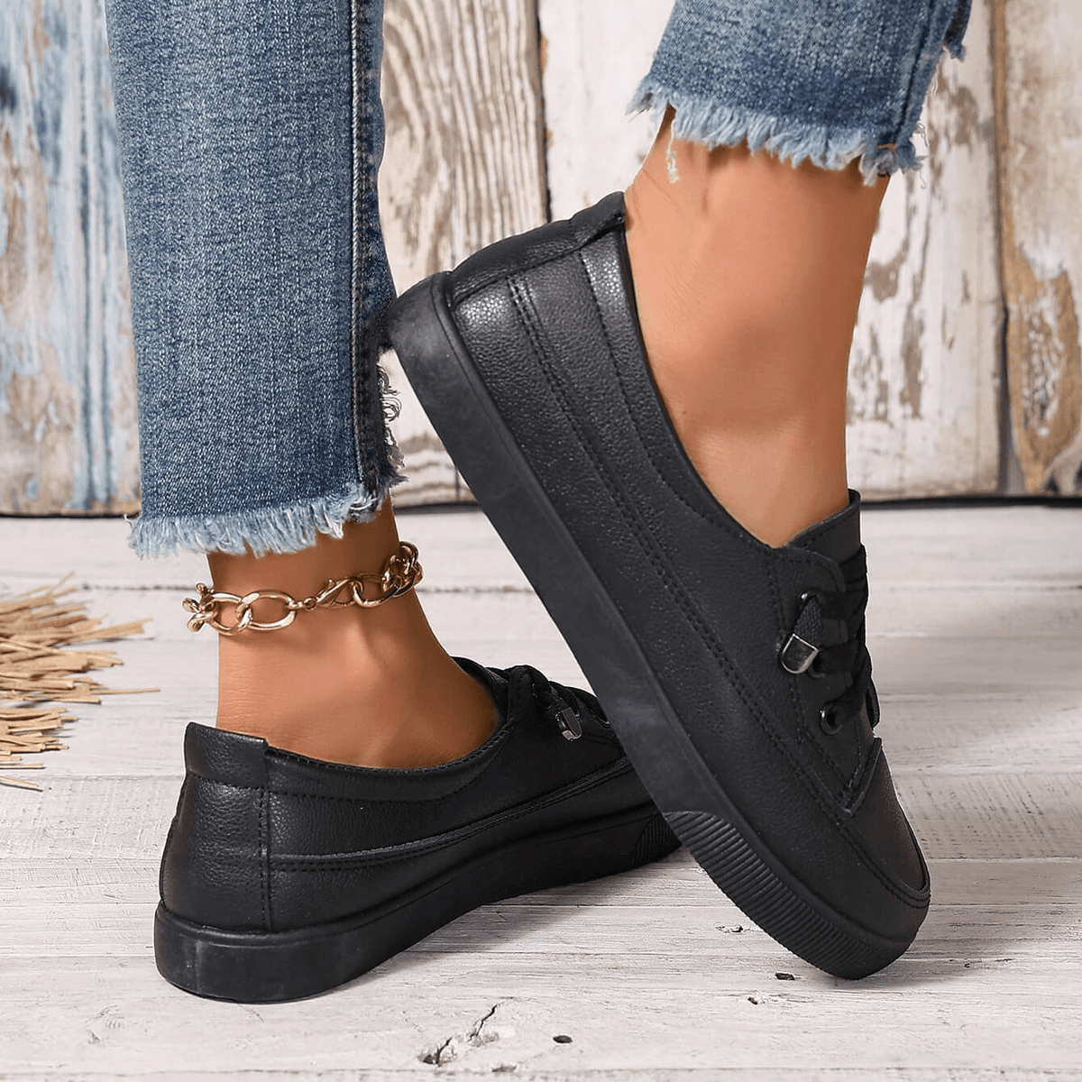 Jessamy - Comfort Lace-Up Shoes - White