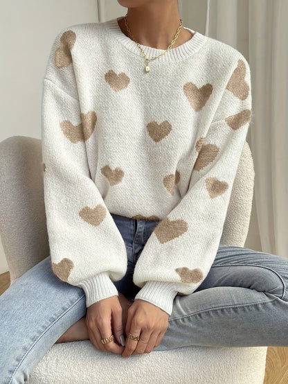 Zarael - Stylish Casual Sweater - White