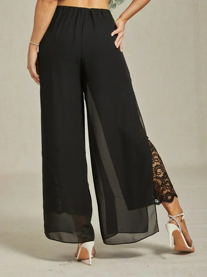 Tairess - Wide Leg Trouser - White