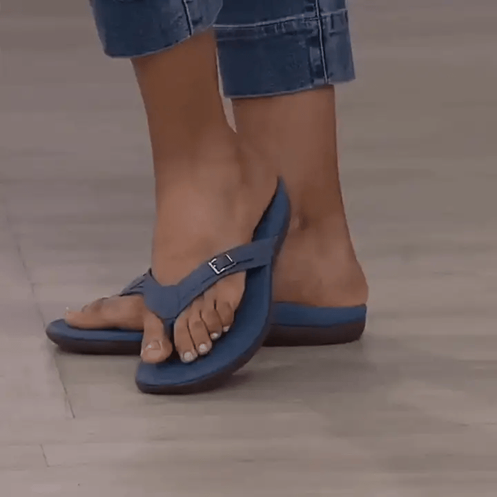 Revissa - Supportive Comfort Sandals - Dark Blue