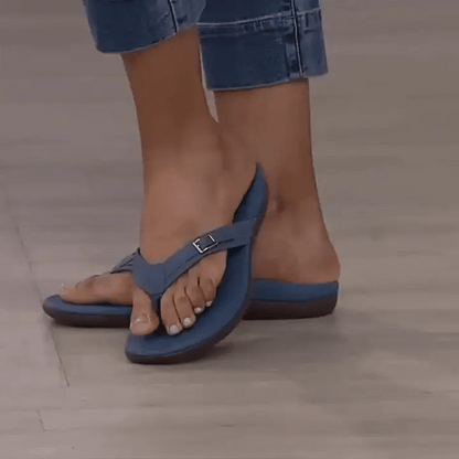 Revissa - Supportive Comfort Sandals - Dark Blue