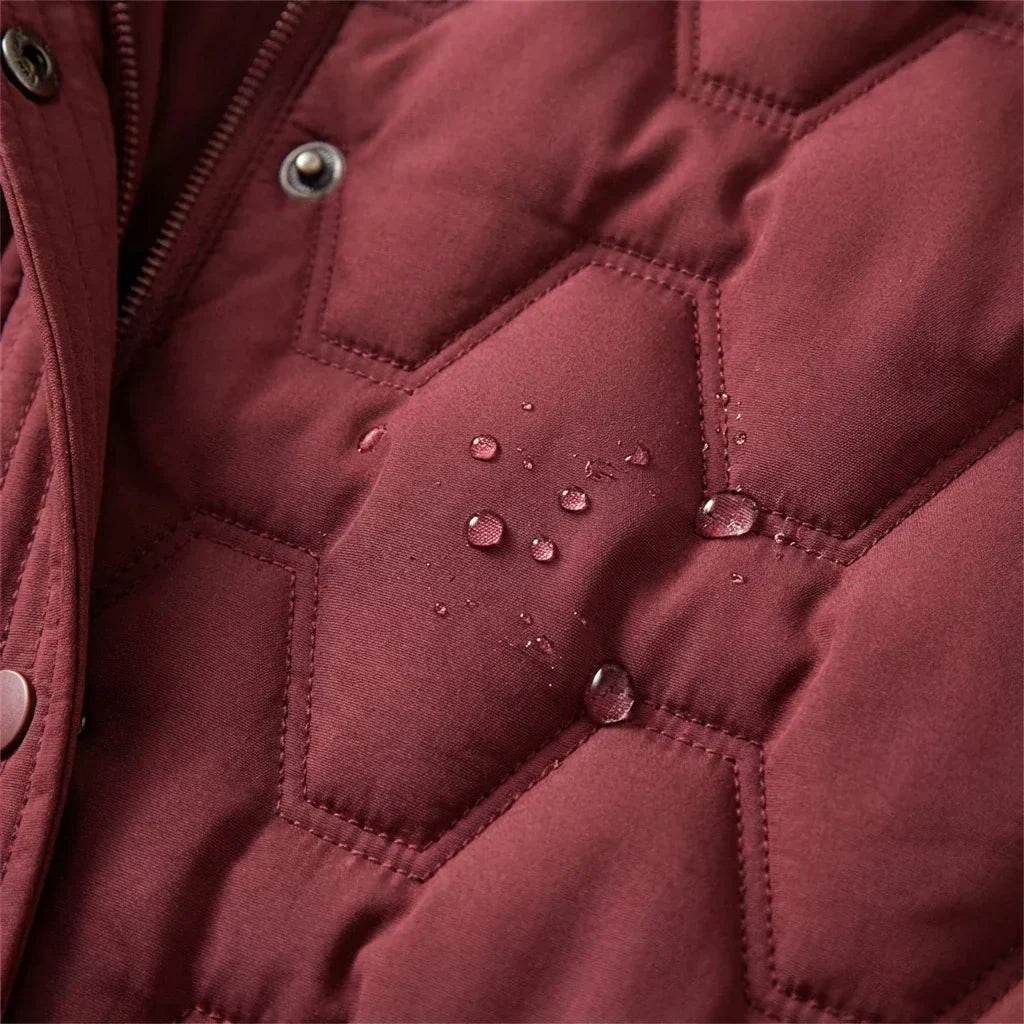 Torielle - Weatherproof Longline Hooded Coat - Red