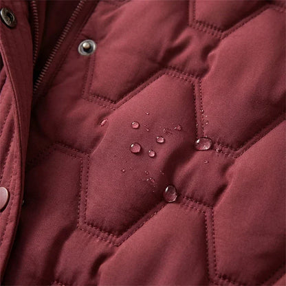 Torielle - Weatherproof Longline Hooded Coat - Red