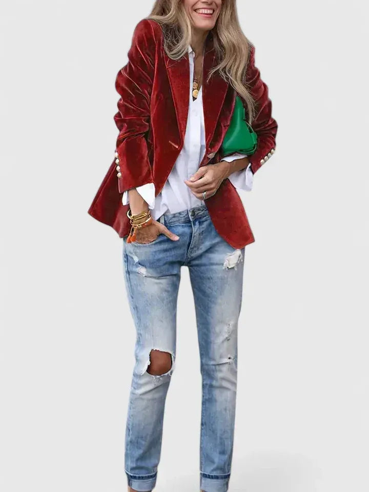 Daria - Structured Blazer - Green