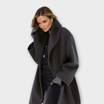 Kairene - Soft-Touch Coat - Pastel Blue