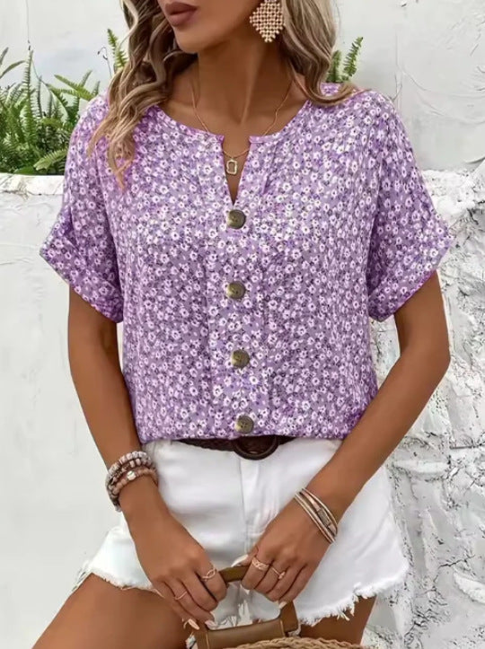 Veyraen - Airy Top - Pink