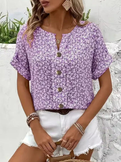 Veyraen - Airy Top - Pink