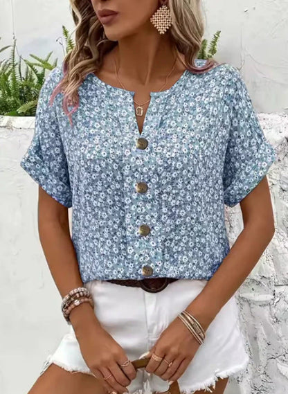 Veyraen - Airy Top - Pink