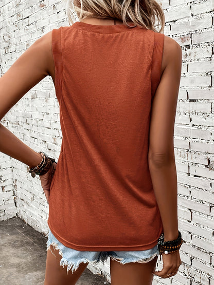 Megan - Soft-Touch Sweetheart T-Shirt - Orange