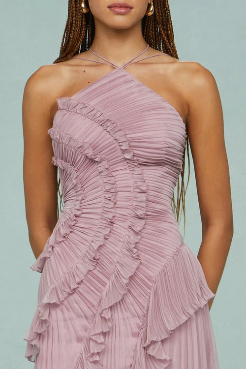 Arvynna - Flowing Maxi Dress - Pink