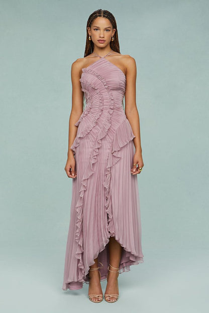 Arvynna - Flowing Maxi Dress - Pink