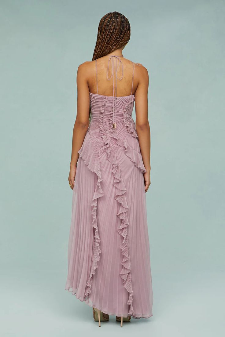 Arvynna - Flowing Maxi Dress - Pink
