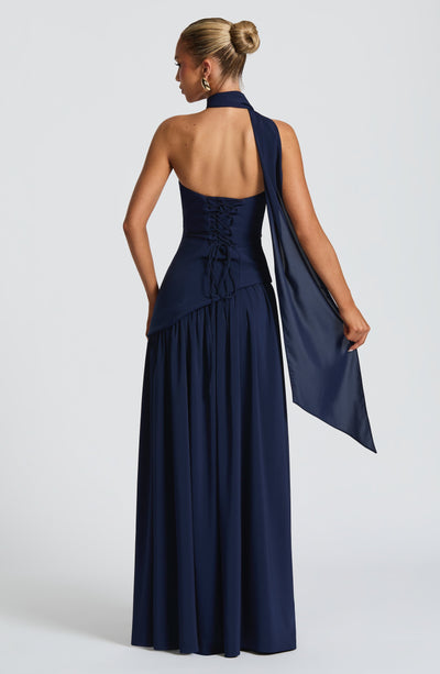 Rynellea - Elegant Strapless Evening Dress - Green