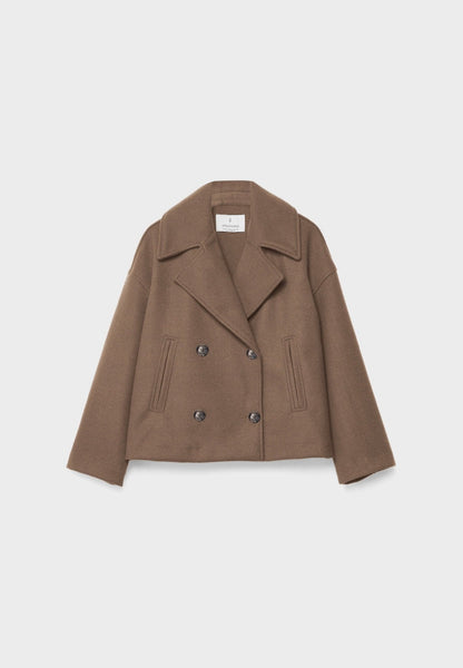 Livia - Tailored Short Coat - White