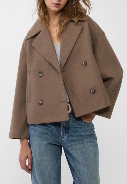 Livia - Tailored Short Coat - White