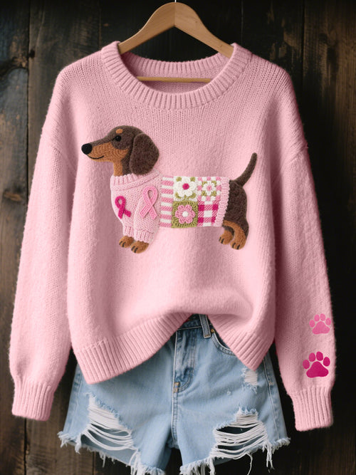 Amarinne - Stylish Casual Sweater - Pink