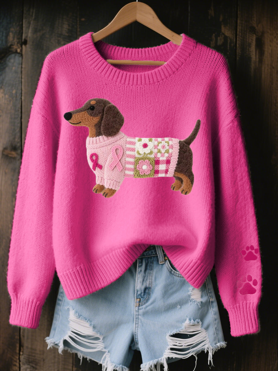 Amarinne - Stylish Casual Sweater - Pink