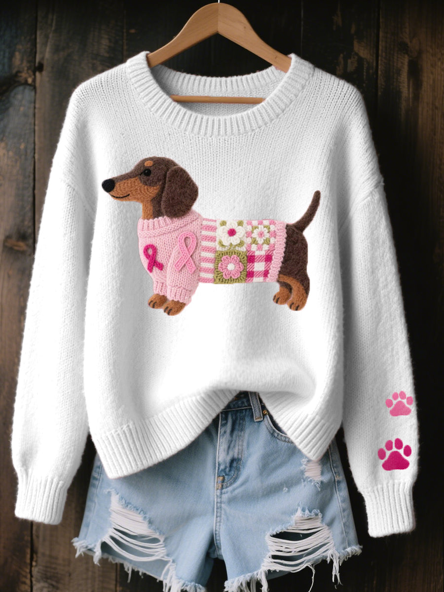 Amarinne - Stylish Casual Sweater - Pink