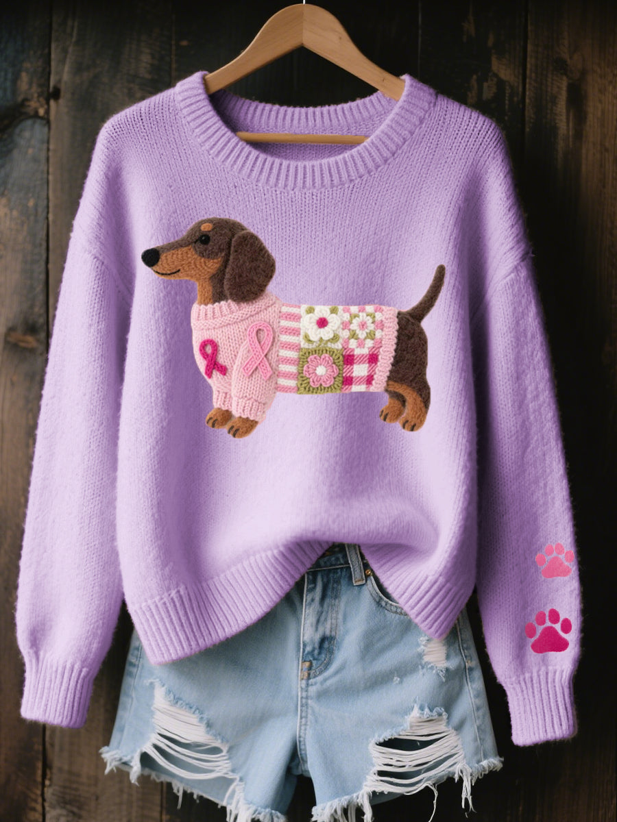 Amarinne - Stylish Casual Sweater - Pink