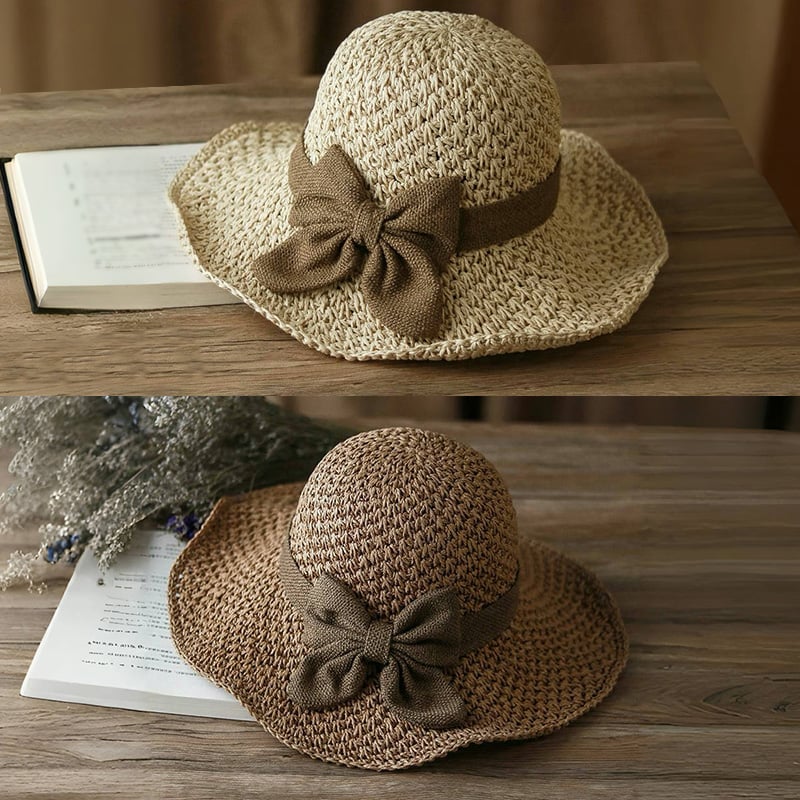 Coralie - Handcrafted Bow Sun Hat