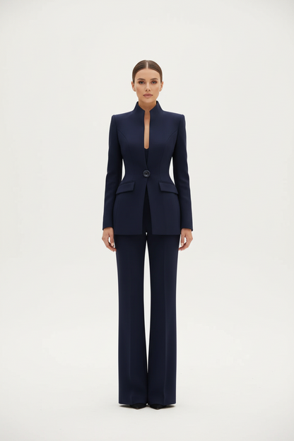 Belina - Premium Tailored Suit Set - Black