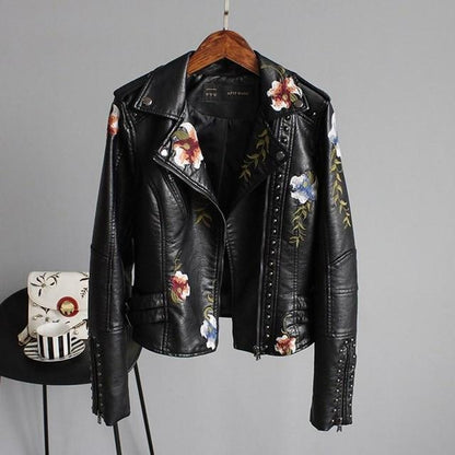 Euphemia - Tailored Embroidered Jacket - Black