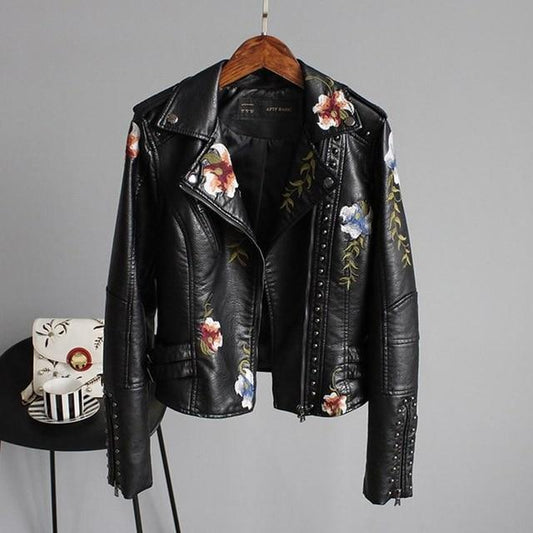 Euphemia - Tailored Embroidered Jacket - Black